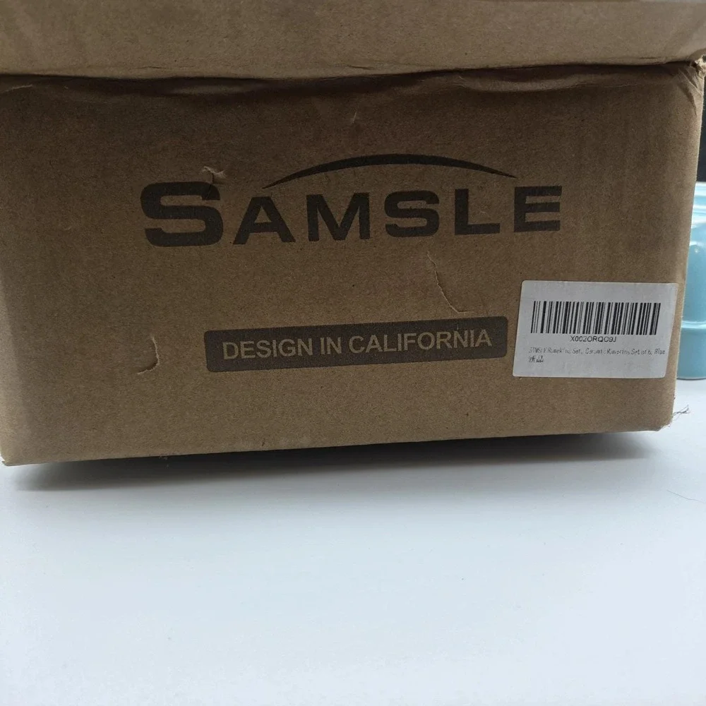 Samsle Ceramic Porcelain Ramekins Set 5 Baking Bowls Oven Microwave Dishwasher